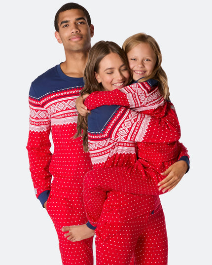 Marius Red Family Pajamas - Perfect for Holiday Gatherings