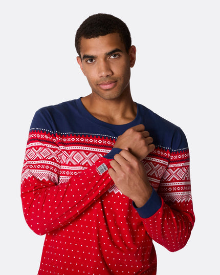 Marius Red Family Pajamas - Perfect for Holiday Gatherings