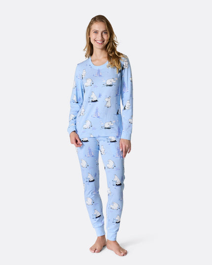 Women's Moomintroll Pajamas for Cozy Seasonal Relaxation