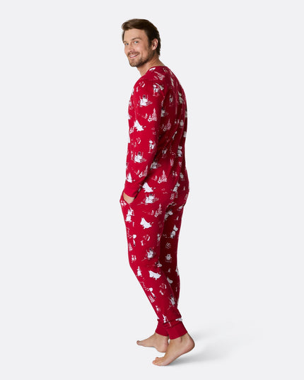 Men's Moomin Christmas Pajamas
