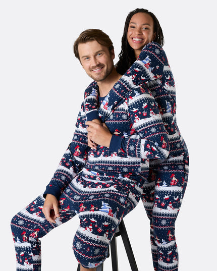 Men's Christmas Scenery Christmas Pyjamas