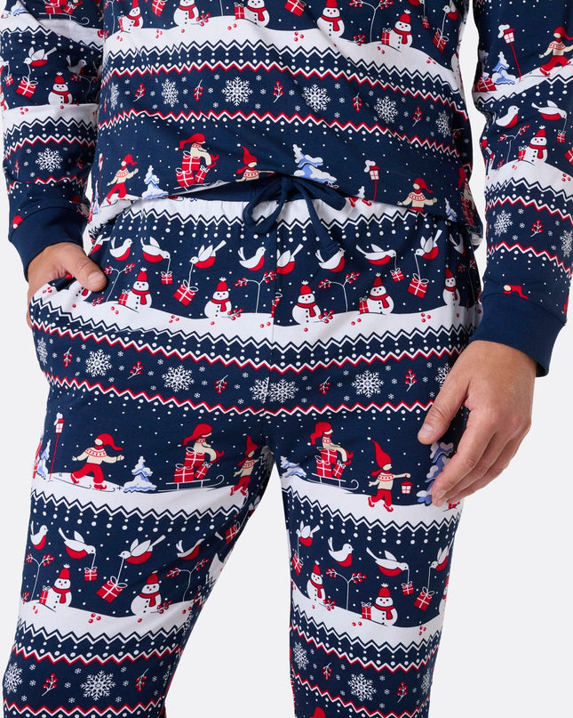 Men's Christmas Scenery Christmas Pyjamas