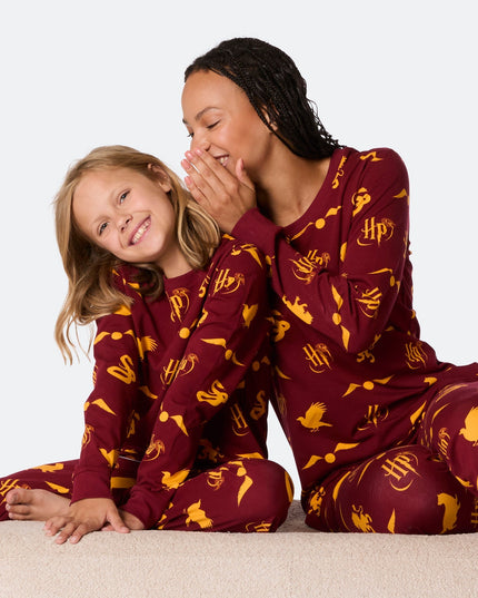 Naisten punaiset Harry Potter -pyjamat