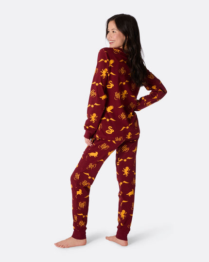 Naisten punaiset Harry Potter -pyjamat
