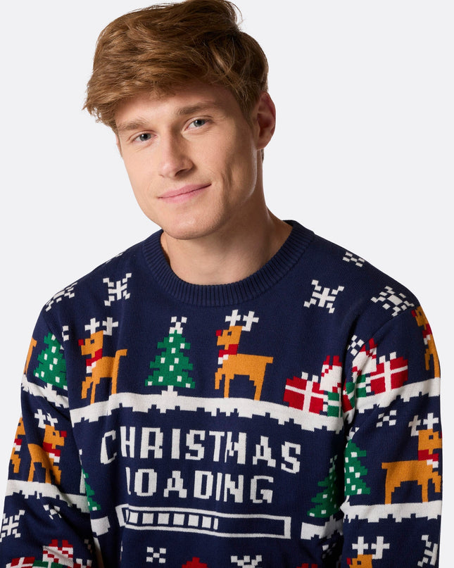 Men's Retro Video Game Christmas Sweater
