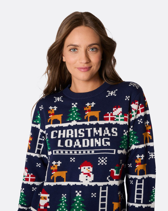 Women's Retro Video Game Christmas Sweater