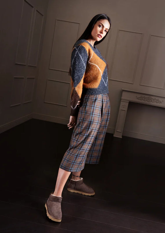 Grünland Women's Extra Short Boots - Marrone | Stylish Winter Comfort