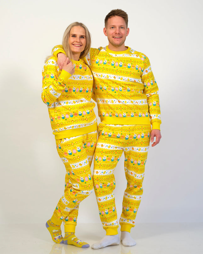 Yellow Easter Sweatsuit - Women's Style