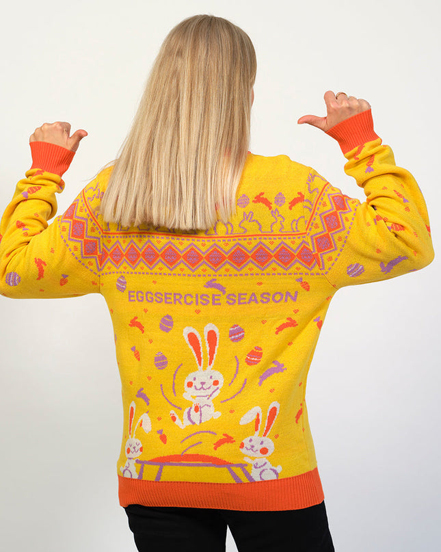 Eggercise Easter Sweater for Men