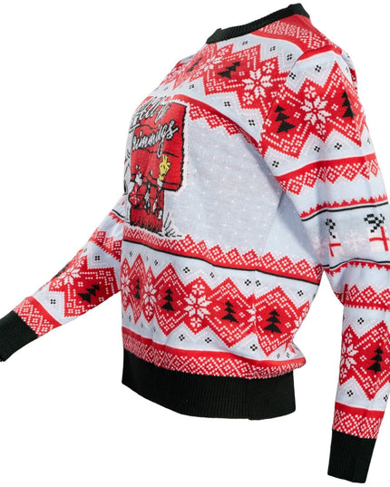 Peanuts House All the Trimmings Ugly Christmas Sweater