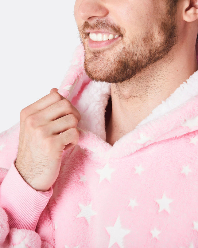 HappyHoodie Pink Stars for Easter for Men and Women