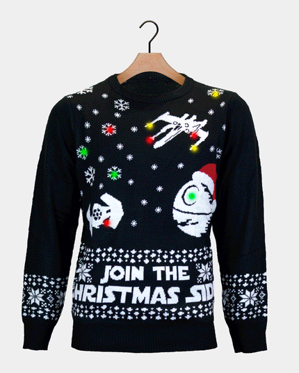 Women's Light-Up LED Join the Christmas Side Sweater