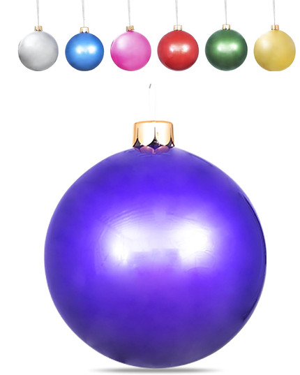 Inflatable Oversized Ornaments for Holiday Decorations