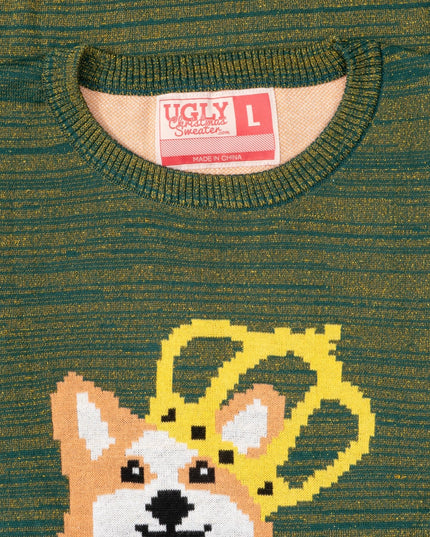 Queen Corgi -koiranystävien ruma joulupusero