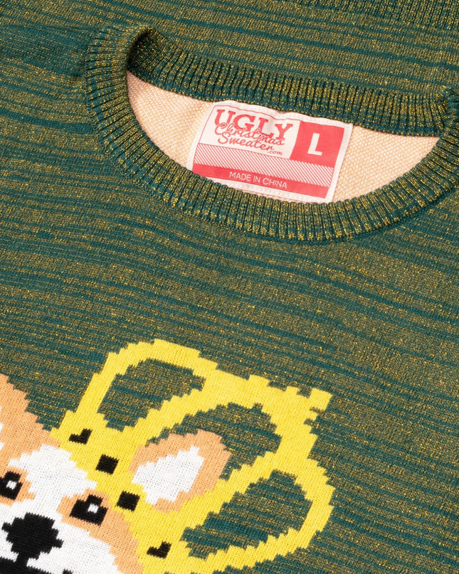 Queen Corgi Dog Lovers Ugly Christmas Sweater