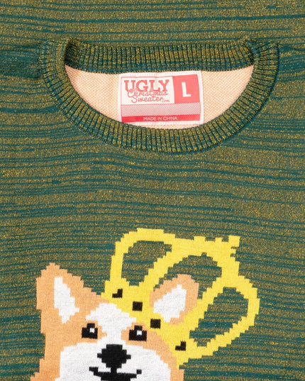 Queen Corgi -koiranystävien ruma joulupusero