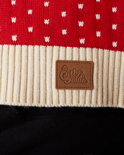 Men's Retro Reindeer Red Christmas Sweater