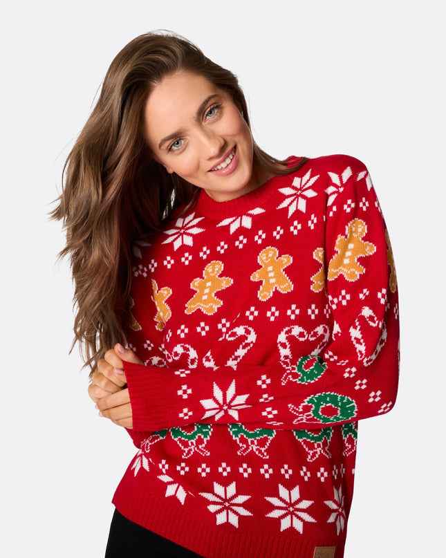 Women's Family Red Christmas Sweater