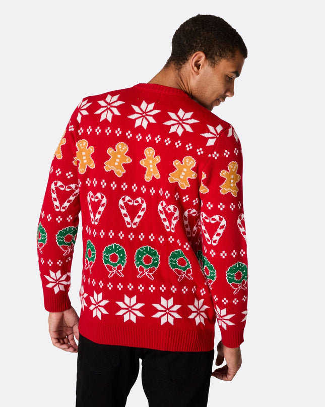 Men's Family Red Christmas Sweater