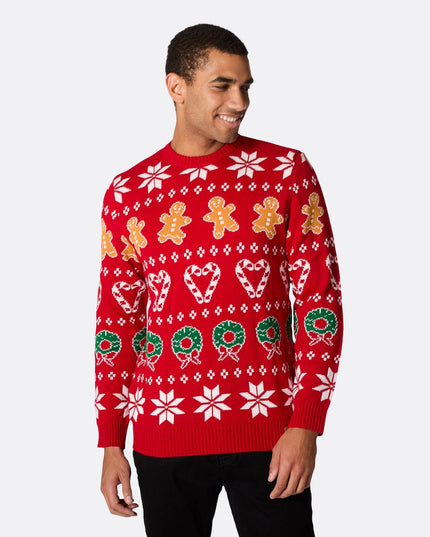 Men's Family Red Christmas Sweater