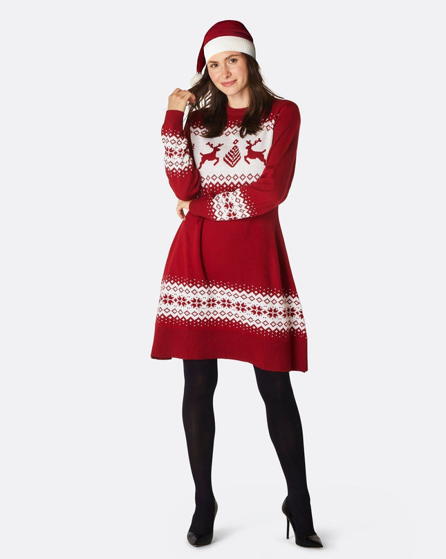 Reindeer Christmas Dress