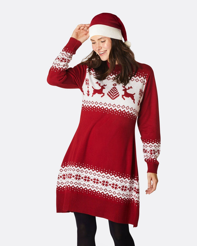 Reindeer Christmas Dress