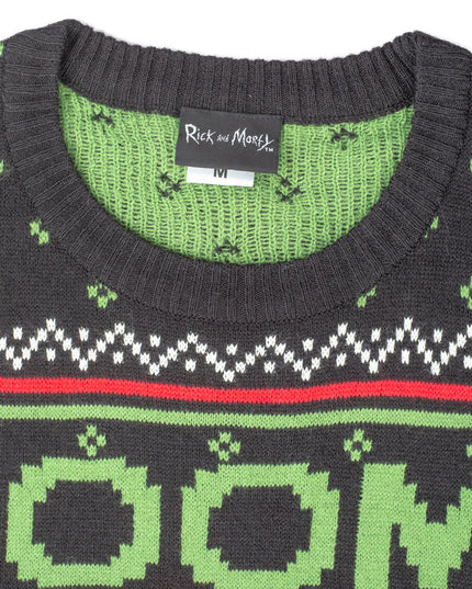 Rick and Morty PickleRick-valaistu ruma joulupuserot