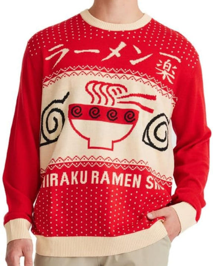Ripple Junction Naruto Ramen Bowl Ugly Sweater