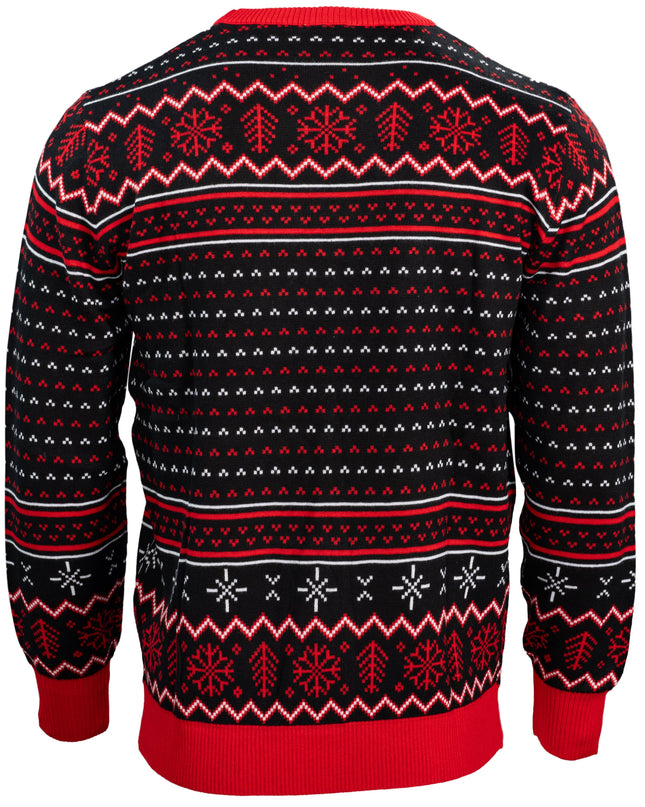 Rolling Stones Lips and Tongue Ugly Christmas Sweater