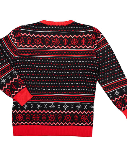 Rolling Stones Lips and Tongue Ugly Christmas Sweater