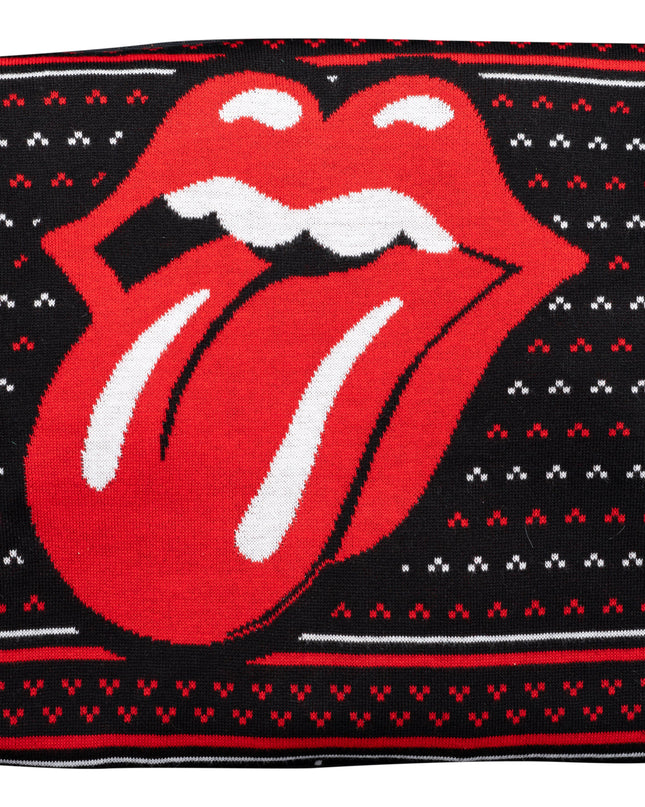 Rolling Stones Lips and Tongue Ugly Christmas Sweater