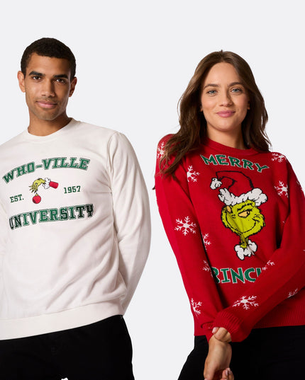 Women's Who-Ville University Sweatshirt for Holiday Cheer
