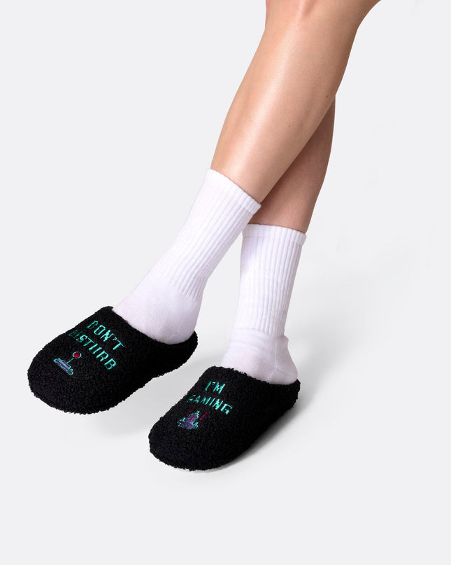 Don't Disturb, I'm Gaming Slippers