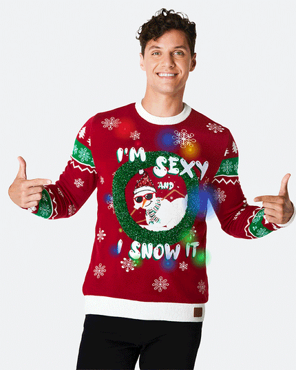 I'm Sexy and I Snow It Men's Christmas Sweater