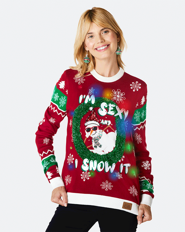 I'm Sexy and I Snow It Women's Christmas Sweater