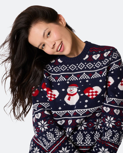 Women's Snowman Christmas Sweater