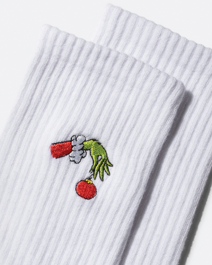 The Grinch Tennis Socks