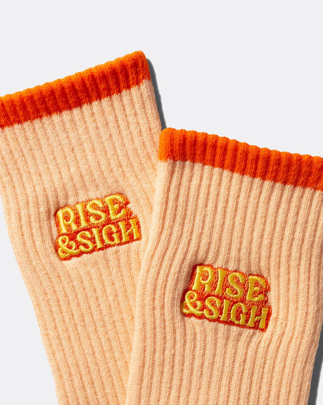 Rise & Sigh Tennis Socks