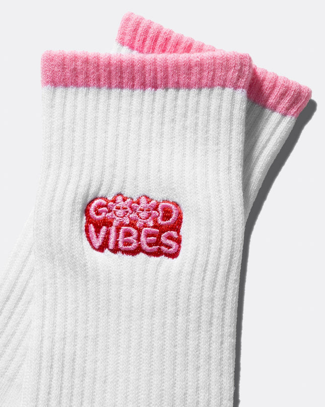 Good Vibes Tennis Socks for Men and Women | Fun Gift Idea