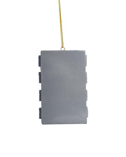 Joulupukki jäädytettynä karboniittiin -koriste