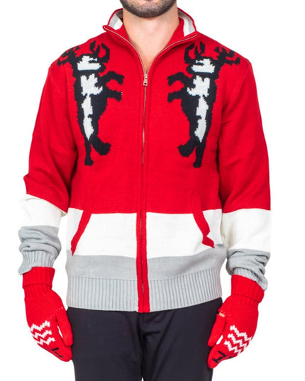 Joulupukki Elokuva Deluxe Asusetti: Paita, Hattu & Lapaset