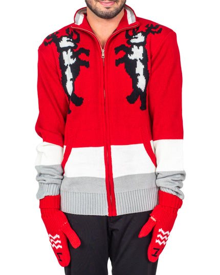 Joulupukki Elokuva Deluxe Asusetti: Paita, Hattu & Lapaset