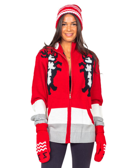 Santa Claus Movie Deluxe Set: Sweater, Hat & Mittens