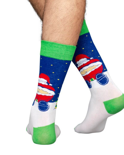 Santa's Butt Crack Ugly Christmas Socks for Adults