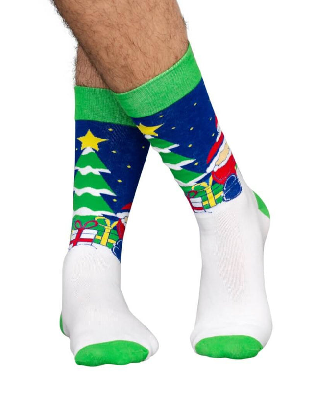 Santa's Butt Crack Ugly Christmas Socks