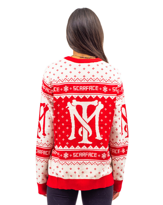 Scarface Tony Montana Ugly Christmas Sweater for Men and Women