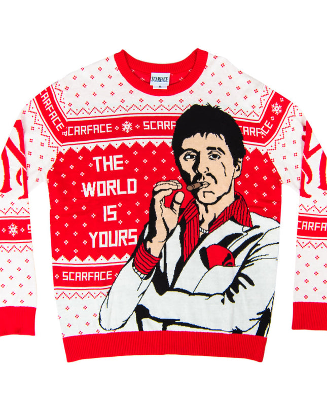 Scarface Tony Montana Ugly Christmas Sweater for Men and Women
