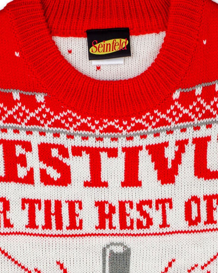 Women's Festivus Seinfeld Ugly Christmas Sweater
