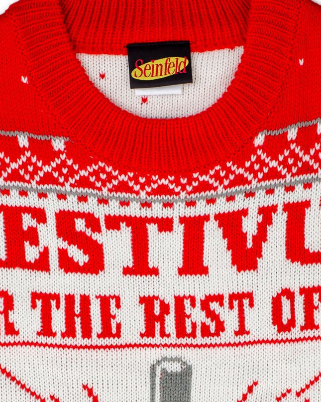 Women's Festivus Seinfeld Ugly Christmas Sweater
