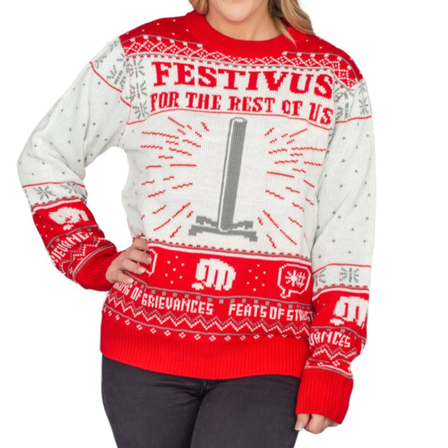 Women's Festivus Seinfeld Ugly Christmas Sweater